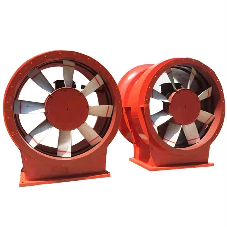 Mine press-in axial fan